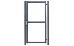 Калитка Grand Line Colority Zinc Lock, RAL 7024, 2000*1000 мм