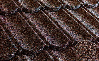 Композитная черепица рядовая Metrotile Bond Coffee