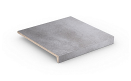 Клинкерная ступень угловая Loftstufe Stroeher Keraplatte Aera, 705 beton, 340*340*35*11 мм