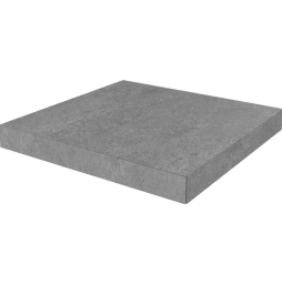Ступень угловая клееная KERAMA MARAZZI Фондамента серый необрезная, 330*330*9 мм