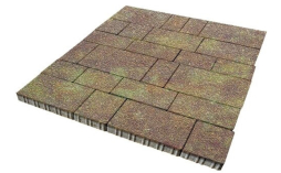 Плитка тротуарная SteinRus Инсбрук Тироль Б.4.Псм.6 Native, ColorMix Порто, толщина 60 мм
