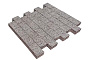 Плитка тротуарная SteinRus Бельпассо Медио Б.10(Б).П.8, Backwash, Каспий, 225*150*80 мм