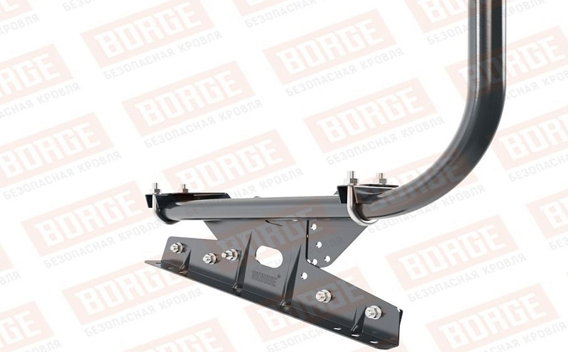 Кровельное ограждение Borge для фальцевой кровли оцинкованное RAL 7016, 300*90 см