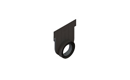 Заглушка с выпуском Standartpark Basic DN200, 256*63*306 мм