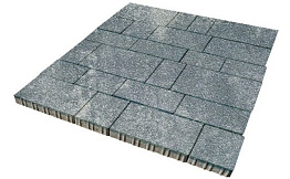 Плитка тротуарная SteinRus Инсбрук Тироль Б.4.Псм.6 Native, ColorMix Актау, толщина 60 мм