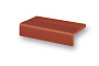Клинкерная ступень с насечками Stroeher Keraplatte Terra 307 weizengelb, 240х115х52х10 мм