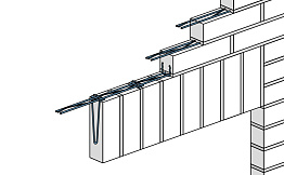 Система Baut для перемычки с вертикальной кладкой из тонкого кирпича