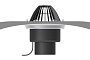 Кровельная воронка Termoclip тип ВФО-Ф обогреваемая с обжимным фланцем, 110*450 мм