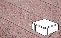 Плитка тротуарная Готика, Granite FINO, Квадрат В.1.К.10/Г.1.К.10, Ладожский, 100*100*100 мм