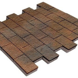 Плитка тротуарная SteinRus Севилья В.8.П.8, Old-age, ColorMix Штайнрус, 300*150*80 мм