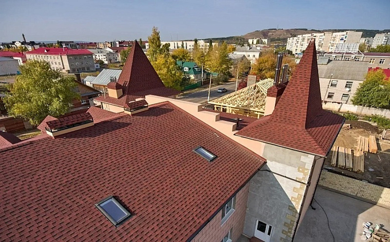 Гибкая черепица SHINGLAS Ранчо Красный