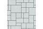 Плитка тротуарная SteinRus, Инсбрук Альпен Б.7.Псм.6, Native, белый, толщина 60 мм