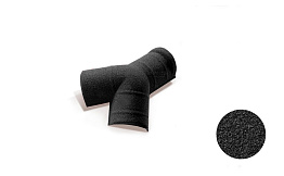 Y-образный элемент полукруглого конька Metrotile 30-45 градусов, Black