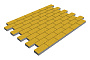 Плитка тротуарная SteinRus Прямоугольник А.6.П.4, Native, желтый, 200*100*40 мм