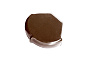 Коньковая заглушка конечная Koramic №11 Dark Brown Engobe