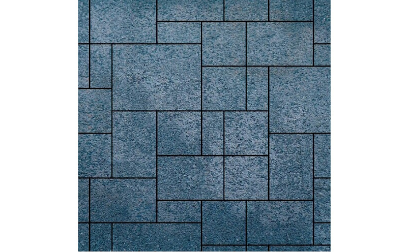 Плитка тротуарная SteinRus Инсбрук Альпен Б.7.Псм.6, Backwash, Байкал, толщина 60 мм