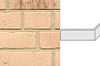 Клинкерная плитка угловая ручной формовки Feldhaus Klinker NF 14 W742 vascu crema petino 240*71*115*14 мм
