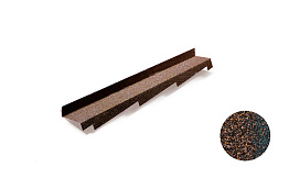 Боковое примыкание правое Metrotile, Coffee grey