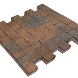 Плитка тротуарная SteinRus, Бельпассо Медио Б.10(Б).П.8, Native, ColorMix Штайнрус, 225*150*80 мм