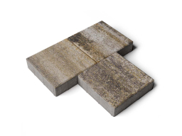 Плитка тротуарная Квадрат Б.1.К.8 искусственный камень базальт, 300*300*80 мм 