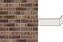 Клинкерная плитка угловая ручной формовки Feldhaus Klinker NF 14 W775 vascu argo marengo 240*71*115*14 мм