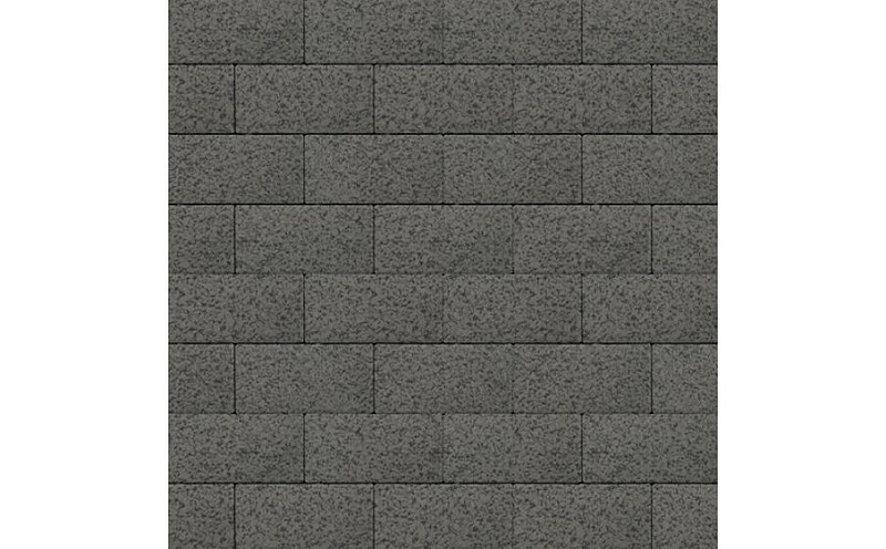 Плитка тротуарная SteinRus Прямоугольник В.6.П.8 Native, серый, 200*100*80 мм