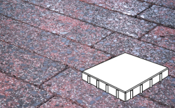 Плитка тротуарная Готика, Granite FINERRO, Квадрат Б.4.К.6, Дымовский, 400*400*60 мм
