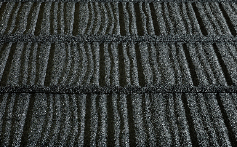 Композитная черепица рядовая Metrotile WoodShake Grey