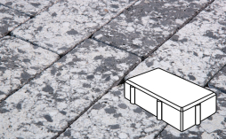 Плитка тротуарная Готика, Granite FINERRO, Брусчатка В.2.П.10/Г.2.П.10, Диорит, 200*100*100 мм