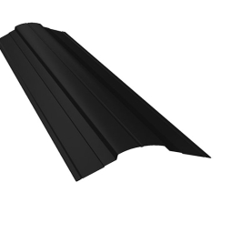 Планка конька фигурного 70*70 мм Grand Line Rooftop Бархат RAL 9005, 3 м