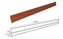 Примыкание к стене Gerard Cedar, 2000 мм