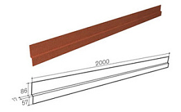 Примыкание к стене Gerard Cedar, 2000 мм