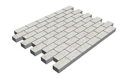 Плитка тротуарная SteinRus Прямоугольник Б.6.П.6 Backwash, Доломит, 200*100*60 мм