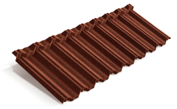 Композитная черепица рядовая Metrotile Classic Scarlet