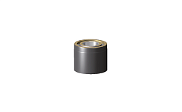 Элемент трубы Schiedel Permeter SMOOTH AIR 50, D 150 мм, черный, 1000 мм