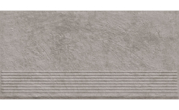 Клинкерная ступень с насечками Paradyz Carrizo Grey, 600*300*8,5 мм
