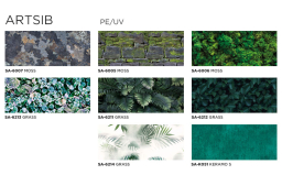 Стальная композитная панель SIBALUX Сталь А2 ARTSIB GRASS, MOSS & ICE