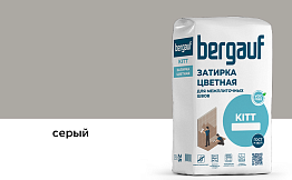 Затирка для швов Bergauf KITT серый, 25 кг