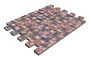 Плитка тротуарная SteinRus Прямоугольник А.6.П.4, гладкая, Оригон, 200*100*40 мм