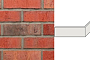Клинкерная плитка угловая ручной формовки Feldhaus Klinker NF 14 W752 vascu ardor carbo 240*71*115*14 мм