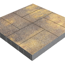 Плитка тротуарная SteinRus Грас Б.4.П.8, Antico, Тоскана, 400*200*80 мм