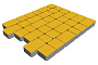 Плитка тротуарная SteinRus Инсбрук Альт Нео, гладкая, желтый, толщина 60 мм