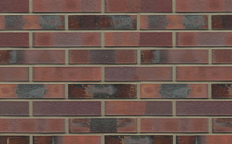 Кирпич клинкерный Westerwaelder Klinker Nr 04KS Rotbraun-bunt Kohle Spezial, 240*115*52 мм