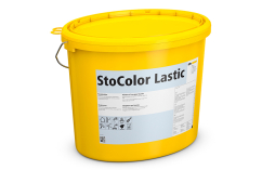 Фасадная санирующая акриловая краска StoColor Lastic weiss, матовая белая, 15 л