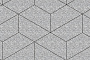 Плитка тротуарная Трапеция Б.1.Т.6 Стоунмикс белый с черным 400*200*200*200*60 мм