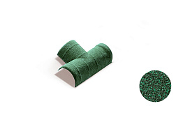  Т-образный элемент полукруглого конька Metrotile, Green