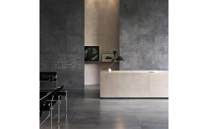 Керамогранит KERAMA MARAZZI Турнель серый темный обрезной, 800*800*9 мм
