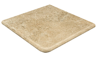 Угловая ступень-флорентинер Gres Aragon Petra Ocre 330*330*14(36) мм