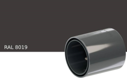 Муфта KROP PVC для системы D 75/63 мм, RAL 8019