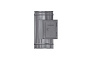 Тройник с прочисткой Schiedel ICS 25 T450 NI W, D 250/300 мм